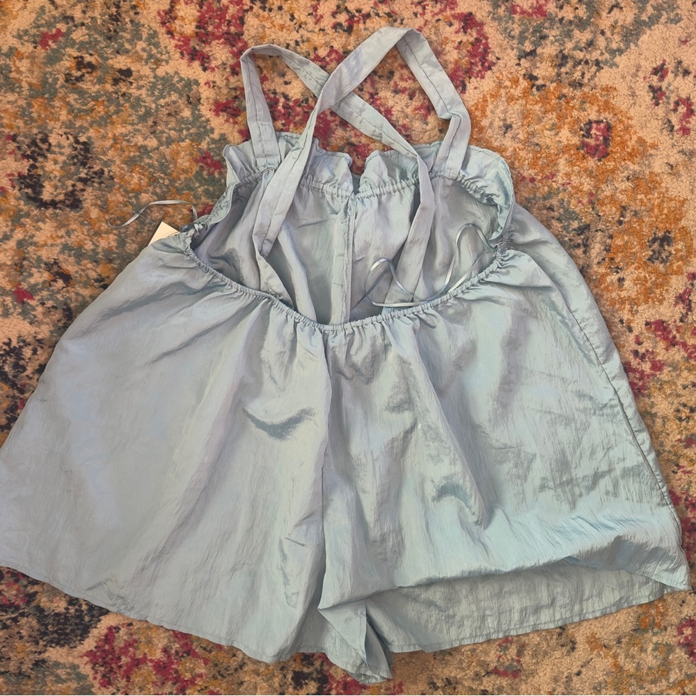 🩵 Free People Romper Pajamas. Light Blue. NWT. 🩵 - Picture 9 of 14